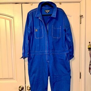 Wildfang Blue Jumpsuit